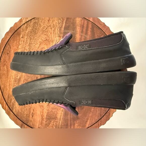 DC Shoes AC/DC Villain 2 Slip-On Black “Highway to Hell” Men’s 8.5 - Picture 9 of 10